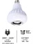 Kumandalı Ayarlanabilir Rgb Bluetooth Hoparlör LED Ampul Lamba Müzik Çalar 3
