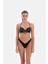 Püskül Detaylı Dolgulu Bikini Takımı Siyah 3332BK 1