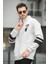 Babar Üç Iplik Şardonlu Nakışlı Fermuarlı Dik Yaka Oversize Erkek Sweatshirt 2
