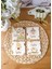 20 Adet Doğal Taş Kişiye Özel Hoş Geldin Bebek Hediyelik Bardak Altlığı (10X10 Cm) 2