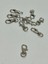 Nikel Kaplama Paris Kanca 15X38MM (10 Adet) 2