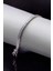 925 Ayar Gümüş Su Yolu Kadın Bileklik Kare Kesim 3.75 mm 2