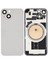 Apple iPhone 14 Plus Full Arka Kapak Orijinal Kemer Lensli (Cam) Beyaz 1