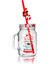 Karışık Baskılı Yılbaşı Temalı Pipetli Cam Bardak 500 ml 2