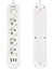 VA-21560 4lü 1.5 mt Kablolu 3 Usb'li Beyaz Akım Korumalı Priz 2