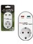 Tekli Siyah Oval Kasa Termal Akım Korumalı Priz (10A-2500W) (4434) 3
