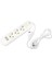 VA-21558 3'lü 1.5 mt Kablolu 3 Usb'li Beyaz Akım Korumalı Priz 2