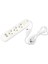 VNDB55 VA-21558 3'lü 1.5 mt Kablolu 3 Usb'li Beyaz Akım Korumali Priz 2