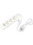 M3LFS- Vea VA-21558 3'lü 1.5 mt Kablolu 3 Usb'li Beyaz Akım Korumalı Priz 2