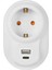 Akım Korumalı U+C Fiş Priz 1