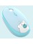 Geezer Kablosuz Mouse Wireless Mouse Renkli Ayıcık Tasarım Kablosuz Sessiz Bilgisayar Notebook Laptop Için Fare Pilli Mouse USB Nano Receiver Tak Çalıştır M2 Açık Mavi Renk (Açık Mavi) 1