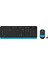 Tech FG1010 2.4g Q Türkçe Fn-Multimedya Klavye+Optik 2000DPI Mouse Siyah/mavi Kablosuz Set 1