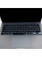 Macbook Air M1 13INÇ Klavye Koruyucu Kılıf Touchıd'li (Uk-Eu Ingilizce) A2337 A2179 ile Uyumlu Siyah 2