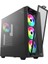 Phoenix 4* Rgb Fanlı Atx-Mini Atx Itx Uyumlu Mid Tower Gaming Oyuncu Bilgisayar Kasası Psu'suz 3