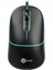 MS110 USB Kablolu 2400DPI 4 Tuşlu Rgb Sessiz Click Optik Mouse - Pc, Mac, Dizüstü Bilgisayar ile Uyumlu, Tak Çalıştır Kolay Bağlantı, Sağ ve Sol Elle Kullanıma Uygun, Kompakt Mouse Siyah 1