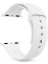 Apple Watch Se 44MM Için Kordon Activeflex Wristband Beyaz 2