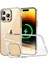 iphone 13 Pro Max ile Uyumlu Crystal Clear Ultra Şeffaf Polikarbonat Dış Gövde Kamera Çerçevesi ve Tuşları Metal Sararmayan Premium Sert Kılıf (Şeffaf) 1