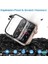 Apple Watch Series 9 41MM Kılıf Clear Premium Slim Watchband Şeffaf [watch Series 9 41MM ile Uyumlu Kordon - Şeffaf] 3
