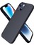 iPhone 13/14 Kılıf 6.1 ile Uyumlu, Uruchi Ince Sıvı Silikon 3 Katmanlı Tam Kaplamalı Yumuşak Jel Kauçuk Kılıf Kapak, (Siyah, 6.1 Inç) 1