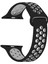 Apple Watch Series 4 40MM Için Kordon Rainbow Band Siyah Gri 1