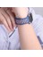 Apple Watch Series 4 40MM Için Kordon Rainbow Band Siyah Gri 3