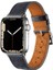 ​​​apple Ile Uyumlu Watch 38MM/40MM Krd-76 Pu Deri Kordon Strap Kayış Turuncu 1