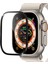 Apple Watch Ultra Tam Kaplayan Cam Ekran Koruyucu V2 Siyah 1