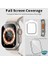 Apple Watch Ultra Tam Kaplayan Cam Ekran Koruyucu V2 Siyah 2