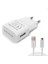 Asus Zenfone 3 Maxşarj Cihazı + Micro USB Data Kablosu, Beyaz, 2A INV-700 3