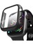 Apple Watch Series 9 41MM Kılıf Matte Premium Slim Watchband Siyah 1