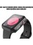 Apple Watch Series 9 41MM Kılıf Matte Premium Slim Watchband Siyah 3