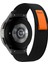 Samsung Galaxy Watch 7/6/5/4/fe Serisi (40MM/44MM) Watch 6/4 Classic (47MM/43MM/42MM) Samsung Watch 5 Pro 45MM Için Hafif ve Bileği Rahatsız Etmeyen 20MM Kavisli Trail Loop Kumaş Kordon 1