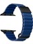 ​​​apple Ile Uyumlu Watch Ultra 42/44/49MM Krd-78 Pu Deri Kordon Strap Kayış Lacivert 1