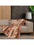 Concept Softmicro Boho Etnik Desenli Mikrofiber Koltuk Örtüsü ve Tv Battaniyesi, Koltuk Şalı, Kaymaz Toprak 130X180 cm 1