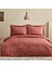 Home UNIQ%100 Pamuk Çift Kişilik Saten Nevresim Takımı Terracota 1