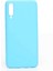 8513 Galaxy A50 ile Uyumlu Kılıf Inci Silikon, Açık Mavi 1