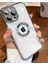 Aks iphone 13 Pro Uyumlu Lens Korumalı Lazer Kılıf Gümüş 1