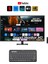 Smart Monitor Tv 43" 109 Ekran- 4K Ultra Hd Görüntü Kalitesi ve Şık Ince Tasarım+Logitech Kablosuz Klavye+Hareketli Askı Aparatı 1