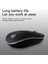 Siyah Sessiz 1600 Dpi USB Mouse S1500 Kablosuz Yeni 2