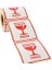 Etiketler , Hazır Al Hızlı Al Kırılır Etiketi, Fragile Label 70 mm x 80 mm Ruloda 250 Adet Sticker, Koli İçin Çıkartma Güvenlik Etiketi, Dikkat Kırılır Uyarı Etiketi 2