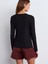 31544 Düğmeli Uzun Kollu Top-Siyah 2
