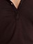 31544 Düğmeli Uzun Kollu Top-Koyu Kahve 4