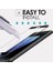 Samsung Galaxy A7 2017 Uyumlu Full Kaplayan Temperli 5d Ekran Koruyucu Cam Beyaz 3