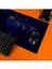 Gece Dünya Haritası Baskılı 70X30 Büyük Boy Mousepad - Mouse Pad - Fare Altlığı 2