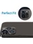iPhone 14 Pro Max iPhone 14 Pro İçin Kamera Lens Koruyucu Kamera Koruyucu Ultra Ince Yüksek Kaliteli Cam Lens Mercek Koruyucu Siyah 2