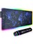 Büyük Oyuncu Rgb Mousepad & Klavye Pad World Map Red Line Desenli Işıklı 80X30CM Pad 1