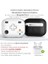 Airpods Pro 2 ile Uyumlu Gaming Serisi Hybrid Tasarım Kılıf - Iç Kısmı Tpu - Dış Kısmı Polikarbonat - Kenarları Fiber Karbon Kaplama Premium Tasarım ve Mükemmel Koruma (Beyaz, Airpods Pro 2) 2