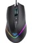 F805 6400DPI Rgb 7 Tuşlu Makro Optik Oyuncu Mouse, Siyah 1