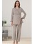 Bej Hamile Lohusa Pijama Takımı 1