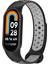 Xiaomi ile Uyumlu Mi Band 9/8 Için Delikli Silikon Kordon Nefes Alabilirlik Sağlayan Çift Renkli Spor Tasarımlı Delikli Doku Deformasyona Karşı Dayanıklı Mi Band 9 Kayışı 1